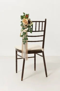 Aisle & Chair Decor in Apricot & Sage