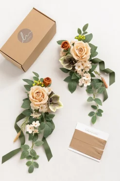 Aisle & Chair Decor in Apricot & Sage (Set of 2) | Clearance