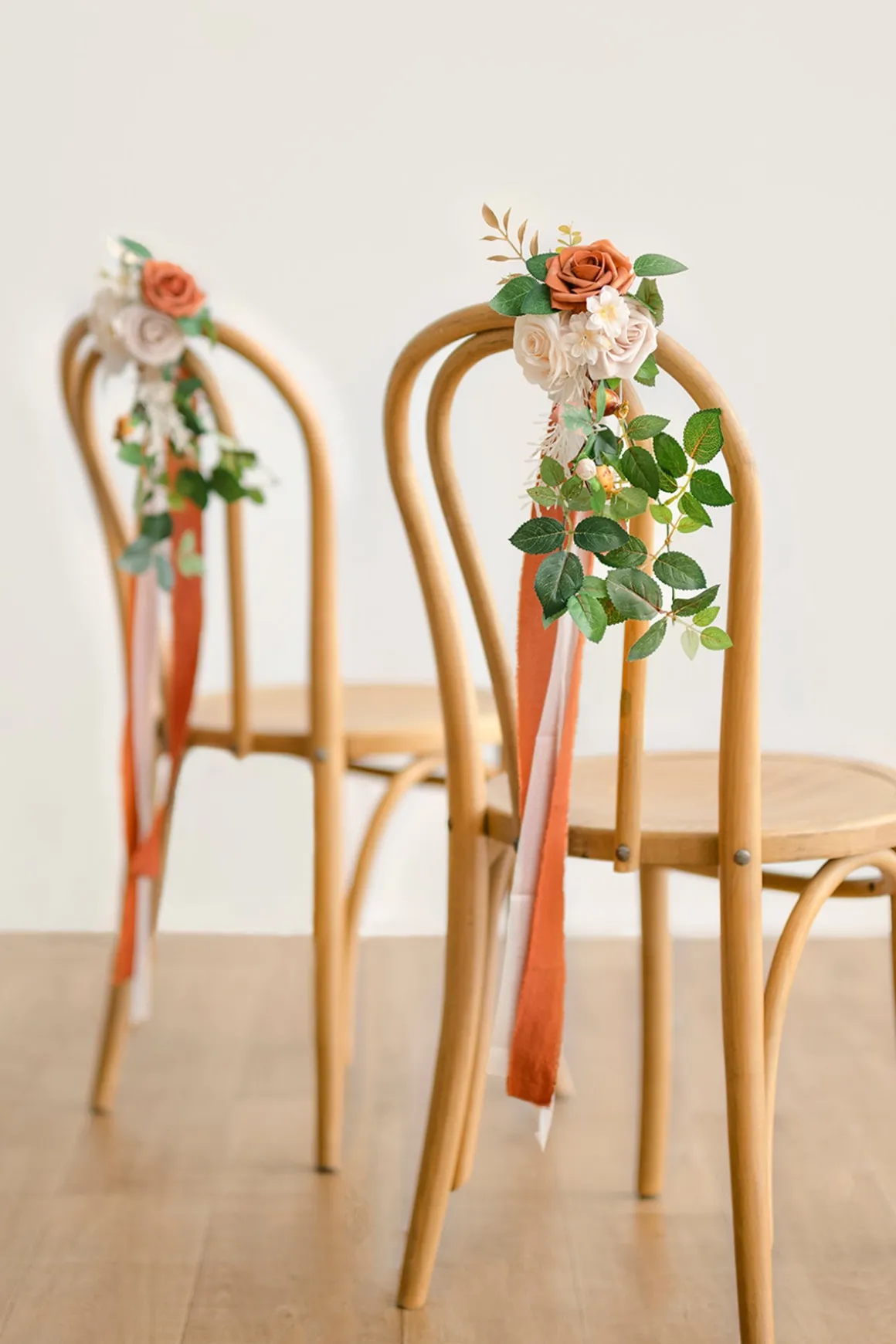 Aisle & Chair Decor in Burnt Orange