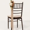 Aisle & Chair Decor in Earth Brown & Tawny Beige