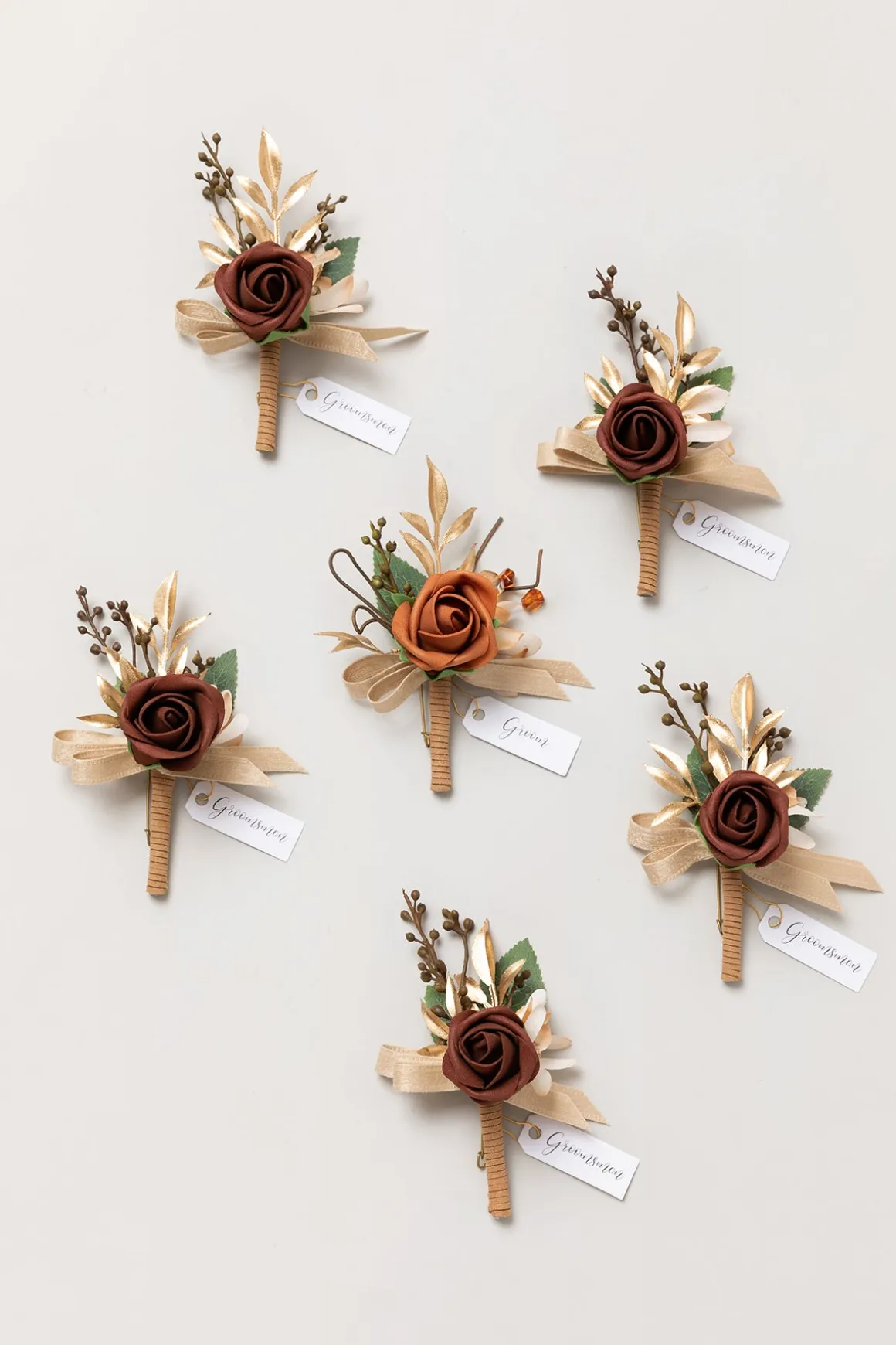 Boutonnieres in Amber