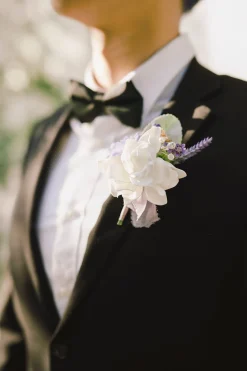 Boutonnieres in Lilac & Gold (Set of 2)