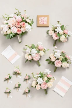 Bridal Flower Package in Blush & Cream | Clearance