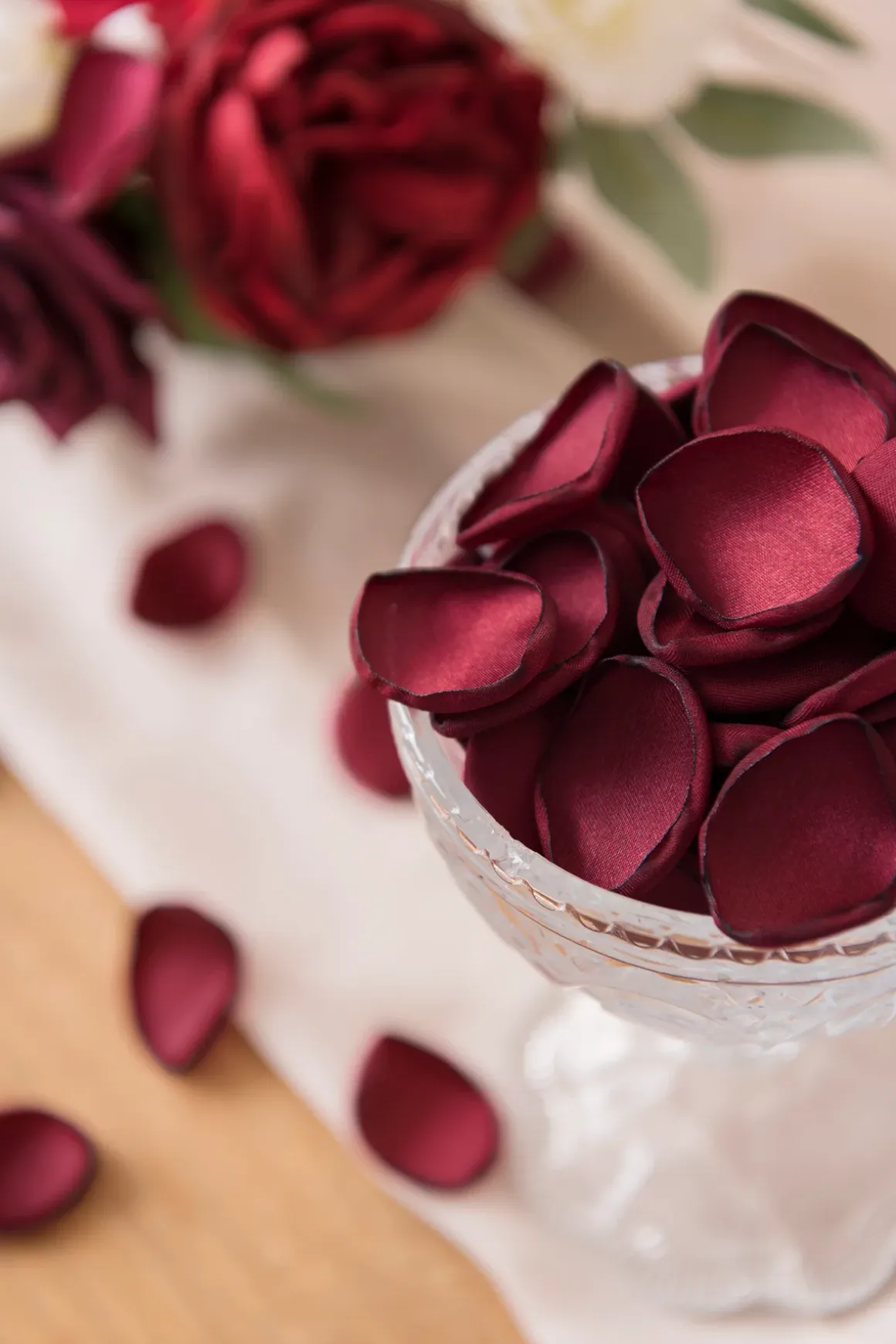 Bridal Flower Package in Moody Burgundy & Black
