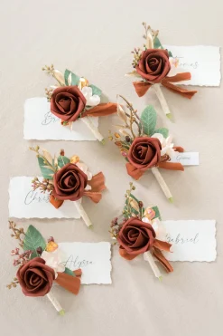 Bridal Flower Package in Sunset Terracotta (Copy)