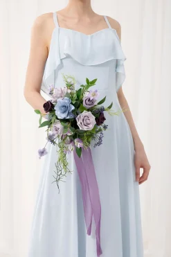 Bridesmaid Bouquet in Ethereal Purple Dream (Set of 1)