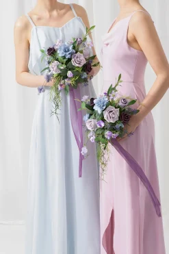 Bridesmaid Bouquet in Ethereal Purple Dream