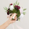 Bridesmaid Bouquet in Romantic Marsala