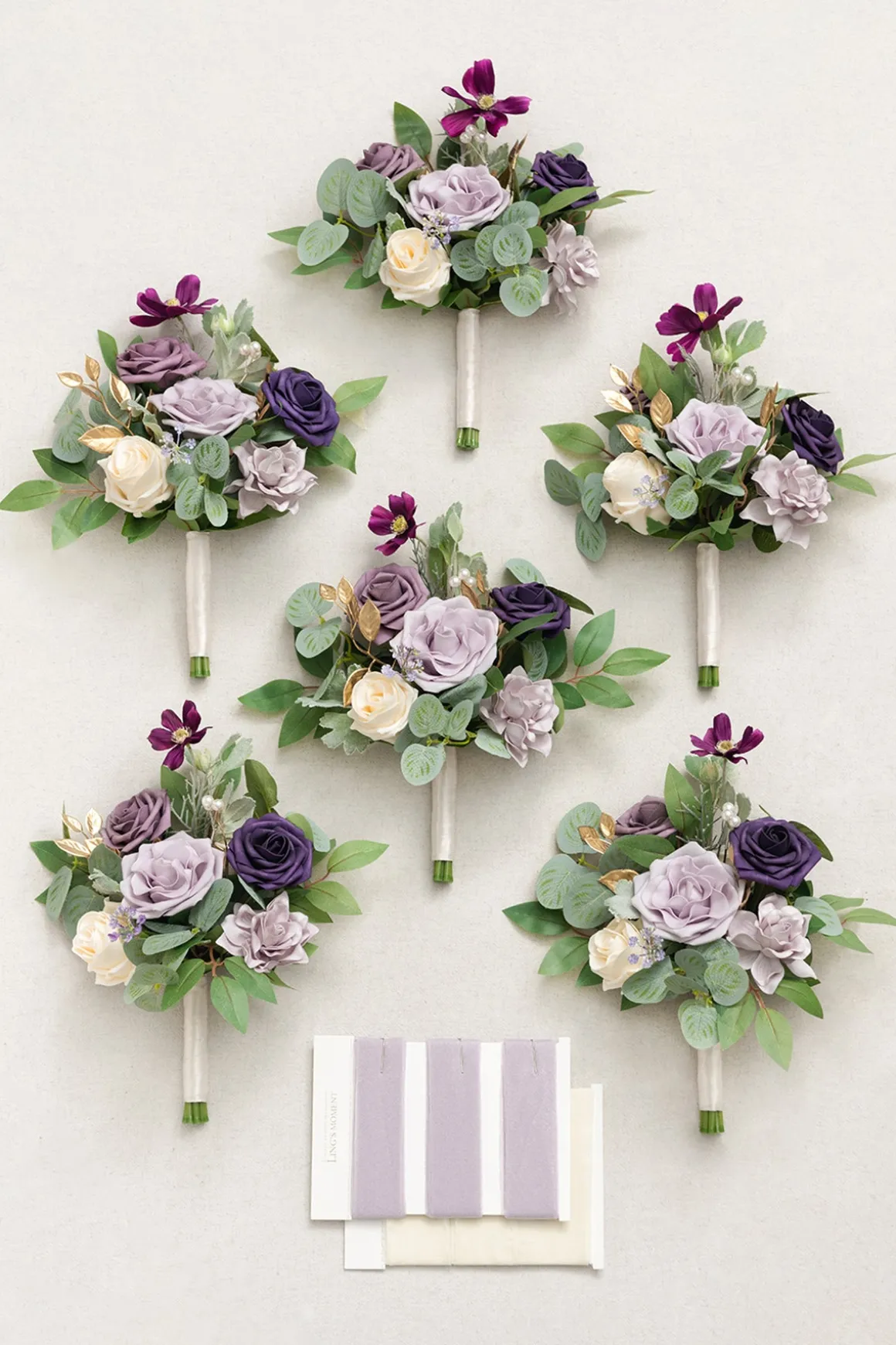 Bridesmaid Posy in Lilac & Gold | Clearance