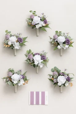 Bridesmaid Posy in Lilac & White | Clearance