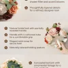 Bridesmaid Posy in Powder Pink & Olive Green