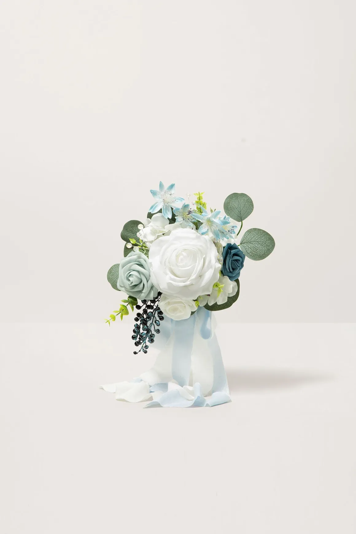 Bridesmaid Posy in Romantic Dusty Blue