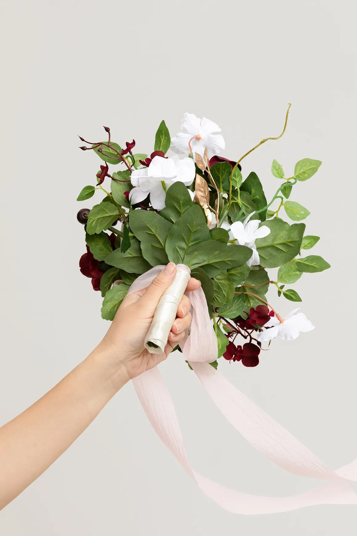 Bridesmaid Posy in Romantic Marsala
