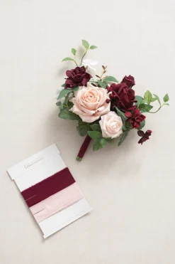 Bridesmaid Posy in Romantic Marsala