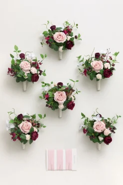 Bridesmaid Posy in Romantic Marsala
