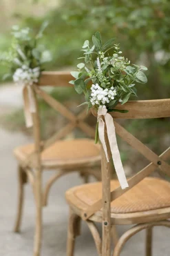 Ceremony Decor Package in White & Sage