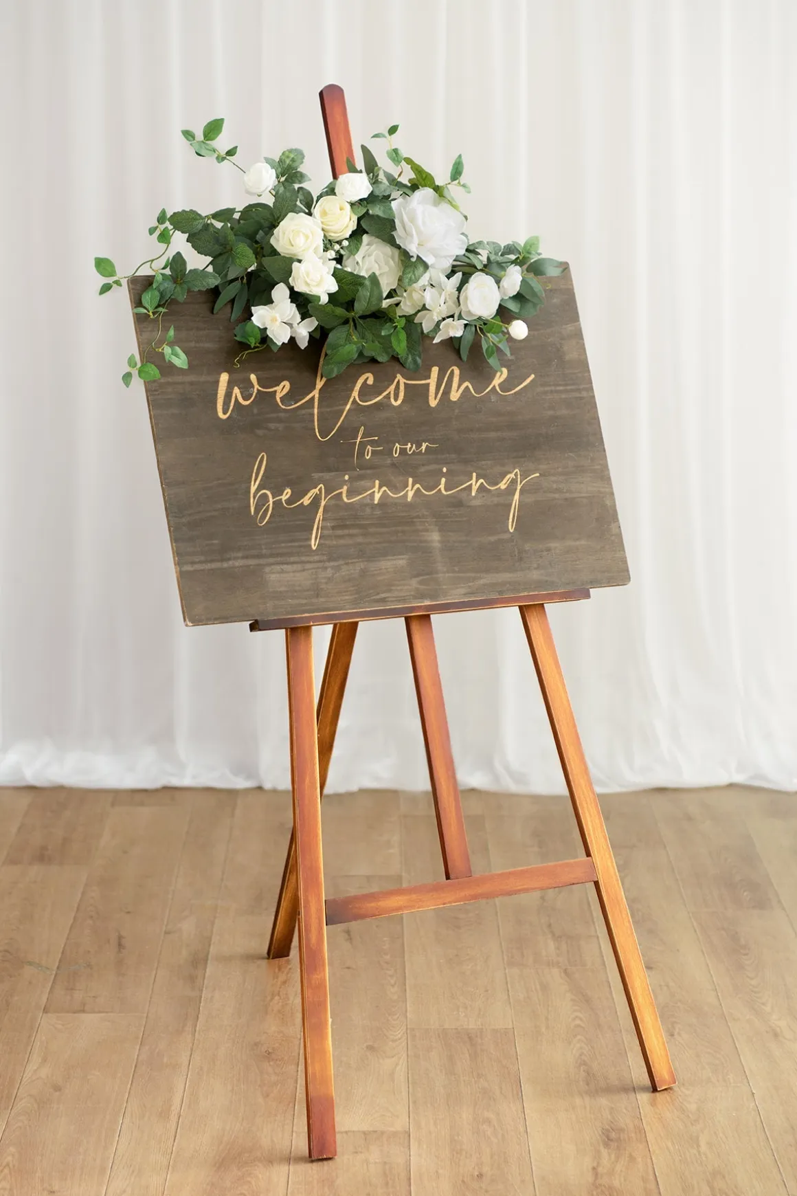 Ceremony Decor Package in White & Sage