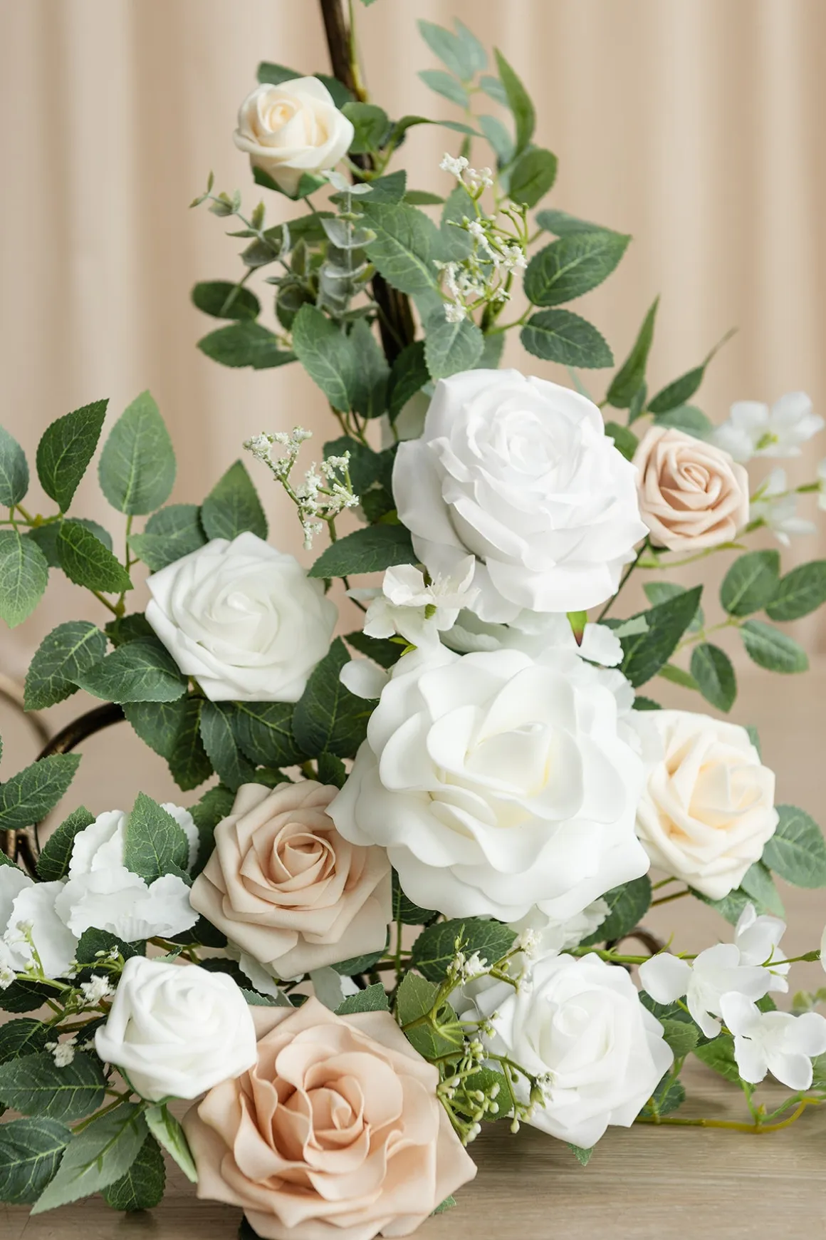 Deluxe Combo Set Flower Sign Decor in White & Sage