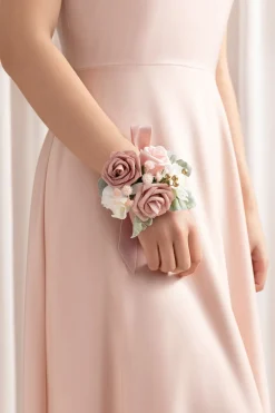 Deluxe Wedding Flower Packages in Dusty Rose & Cream