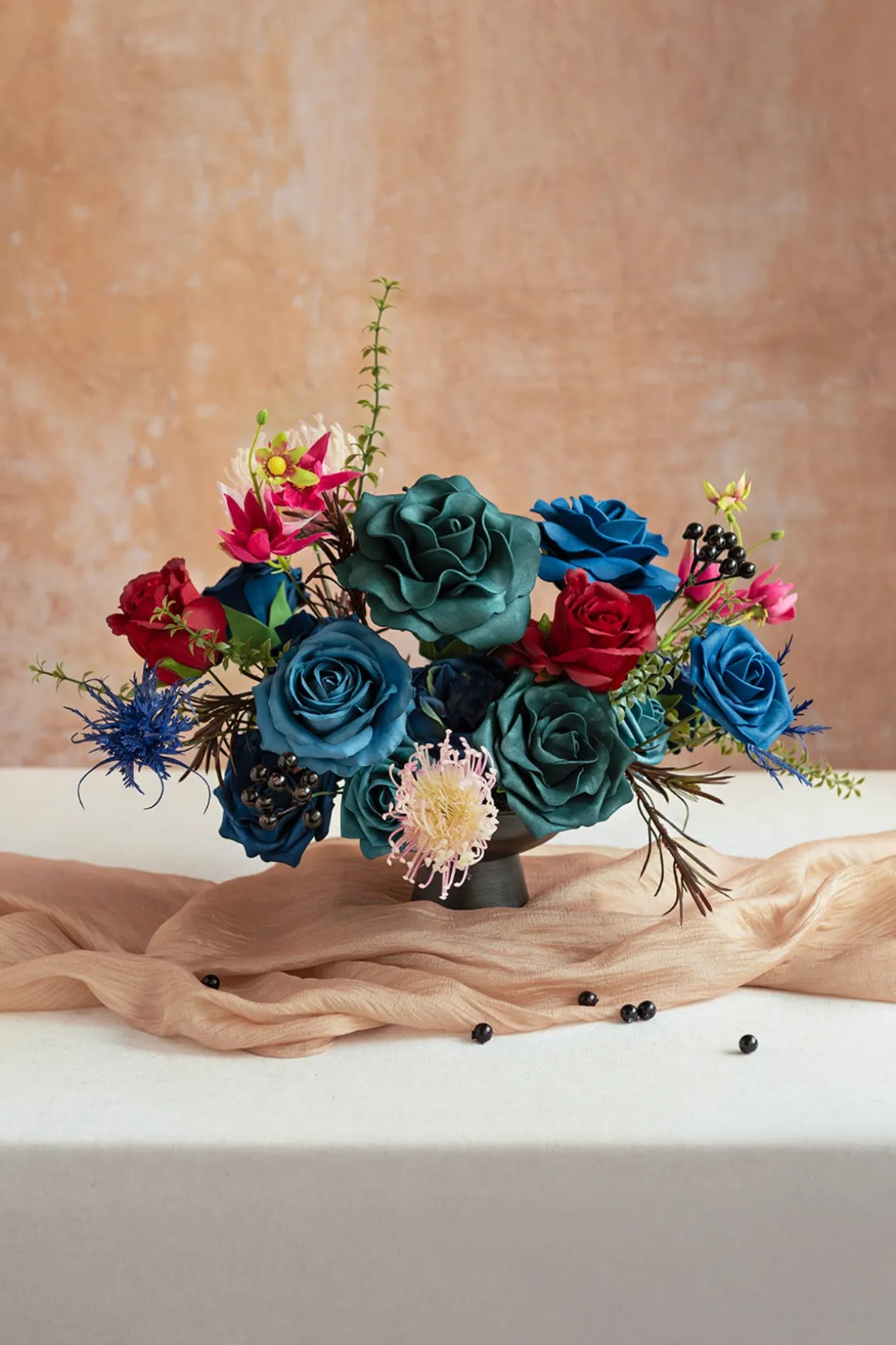 DIY Designer Flower Boxes in Burgundy & Navy | Clearance