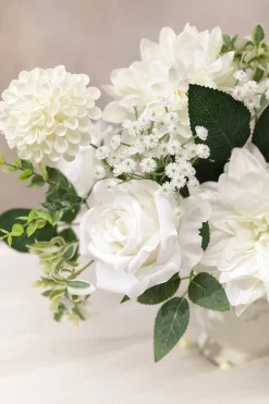 DIY Designer Flower Boxes in Natacha White & Ivory