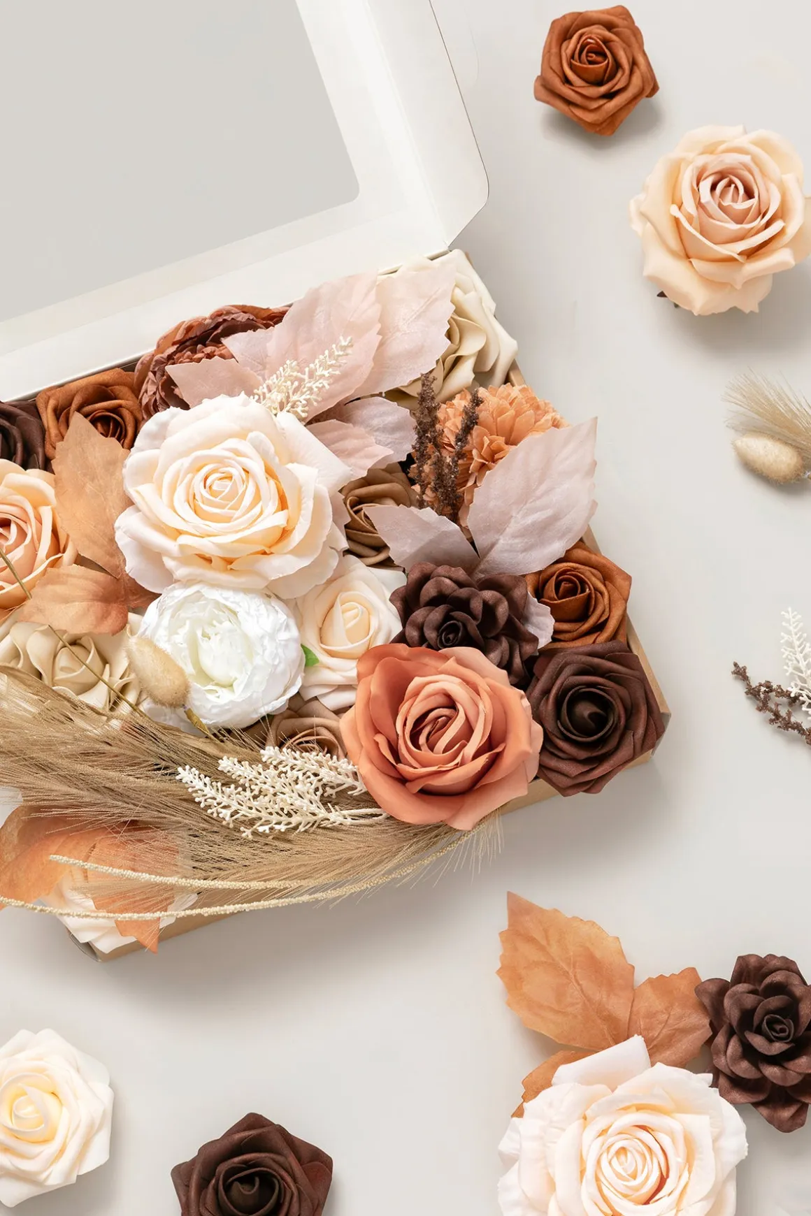 DIY Designer Flower Boxes in Rust & Sepia