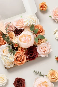 DIY Designer Flower Boxes in Sunset Terracotta