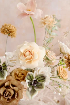 DIY Designer Flower Boxes in Sunny Peach & Apricot
