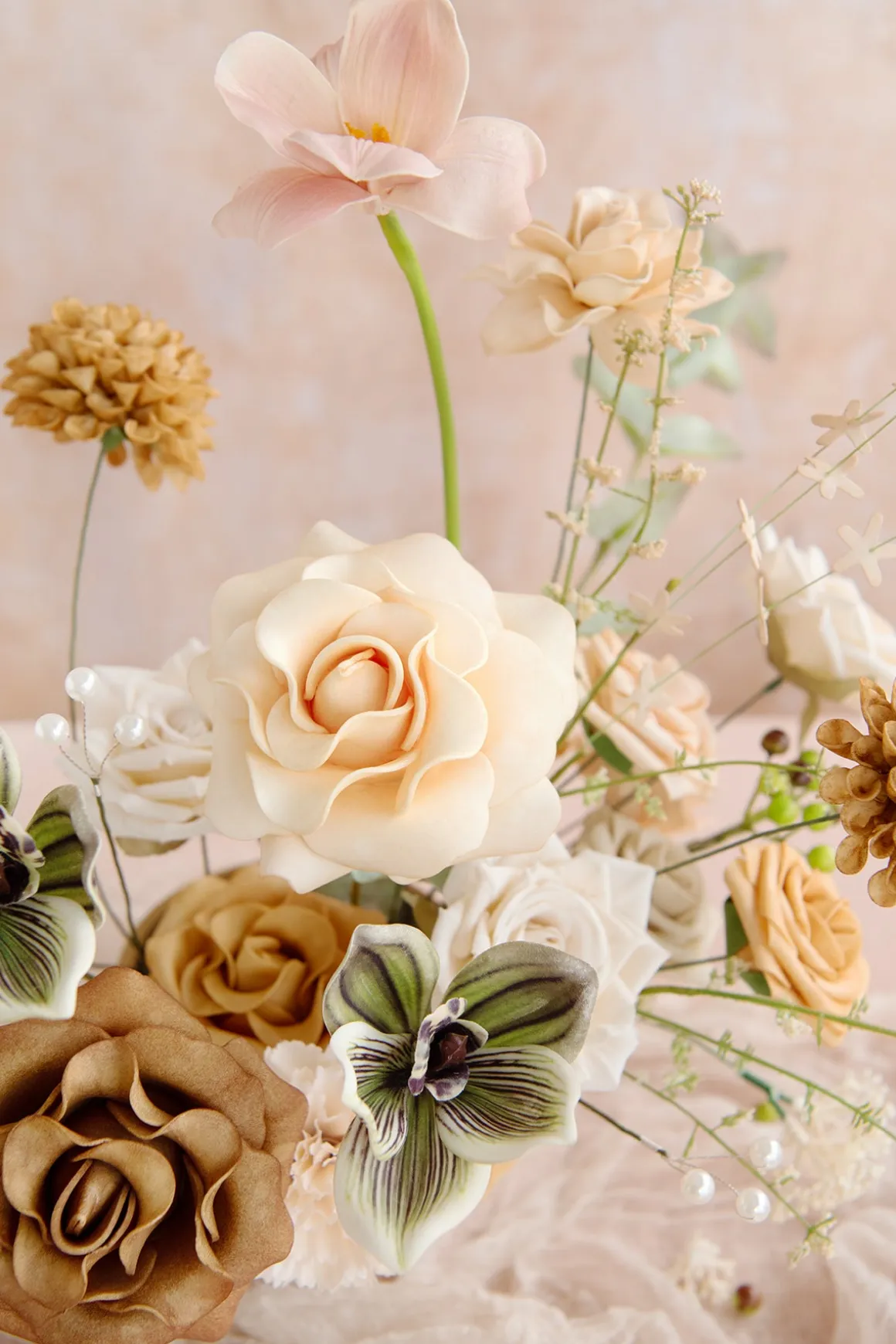 DIY Designer Flower Boxes in Sunny Peach & Apricot