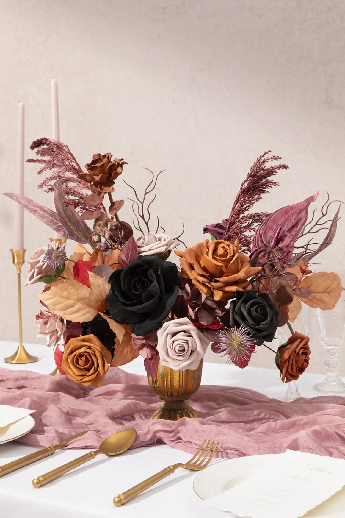 DIY Designer Flower Boxes in Twilight Purple & Harvest Orange