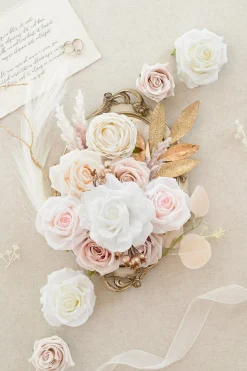 DIY Designer Flower Boxes in White & Beige