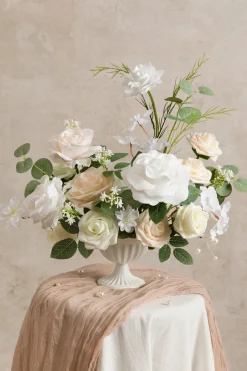 DIY Designer Flower Boxes in White & Sage