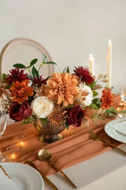 DIY Designer Flower Boxes in Warmth & Walnut Romance Wedding