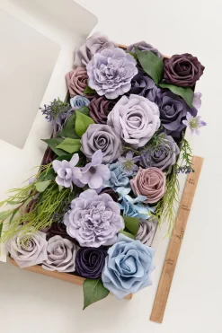 DIY Designer Flower Box in Ethereal Purple Dream