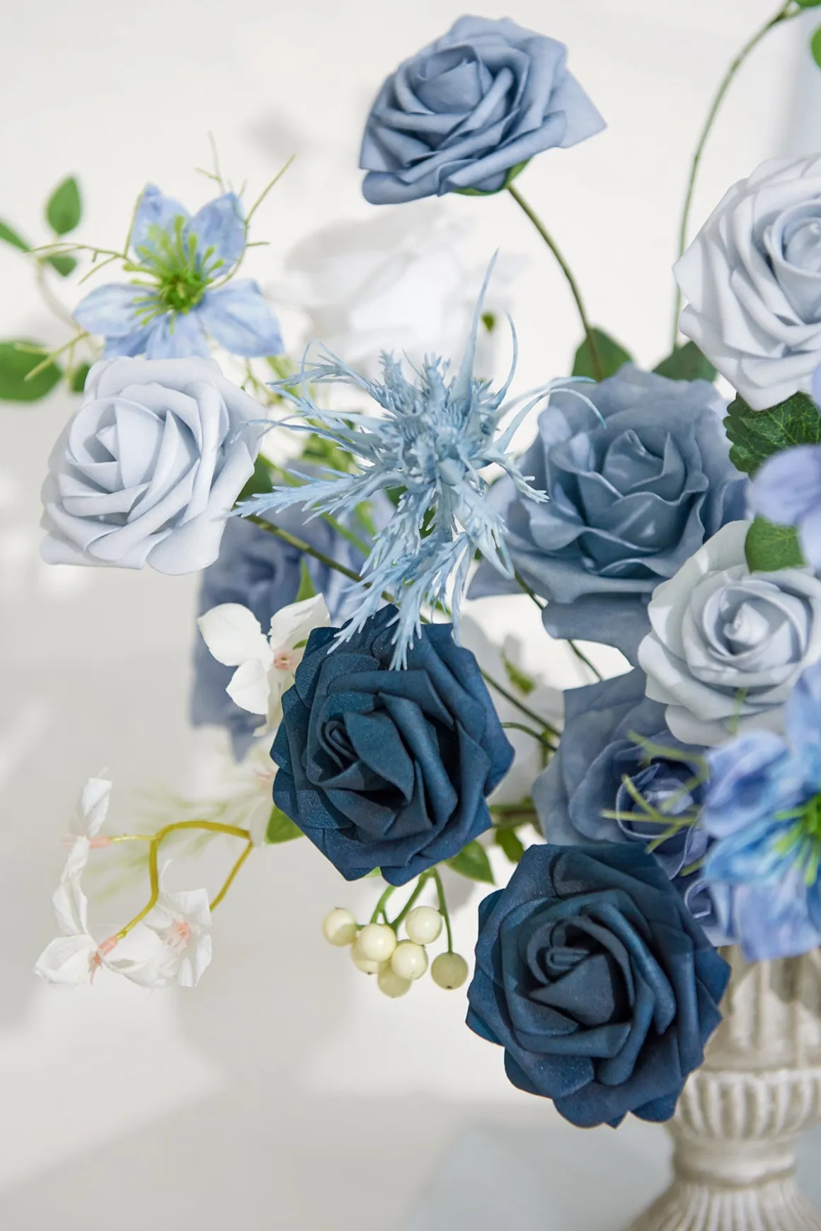 DIY Designer Flower Box in Timeless French Blue & White