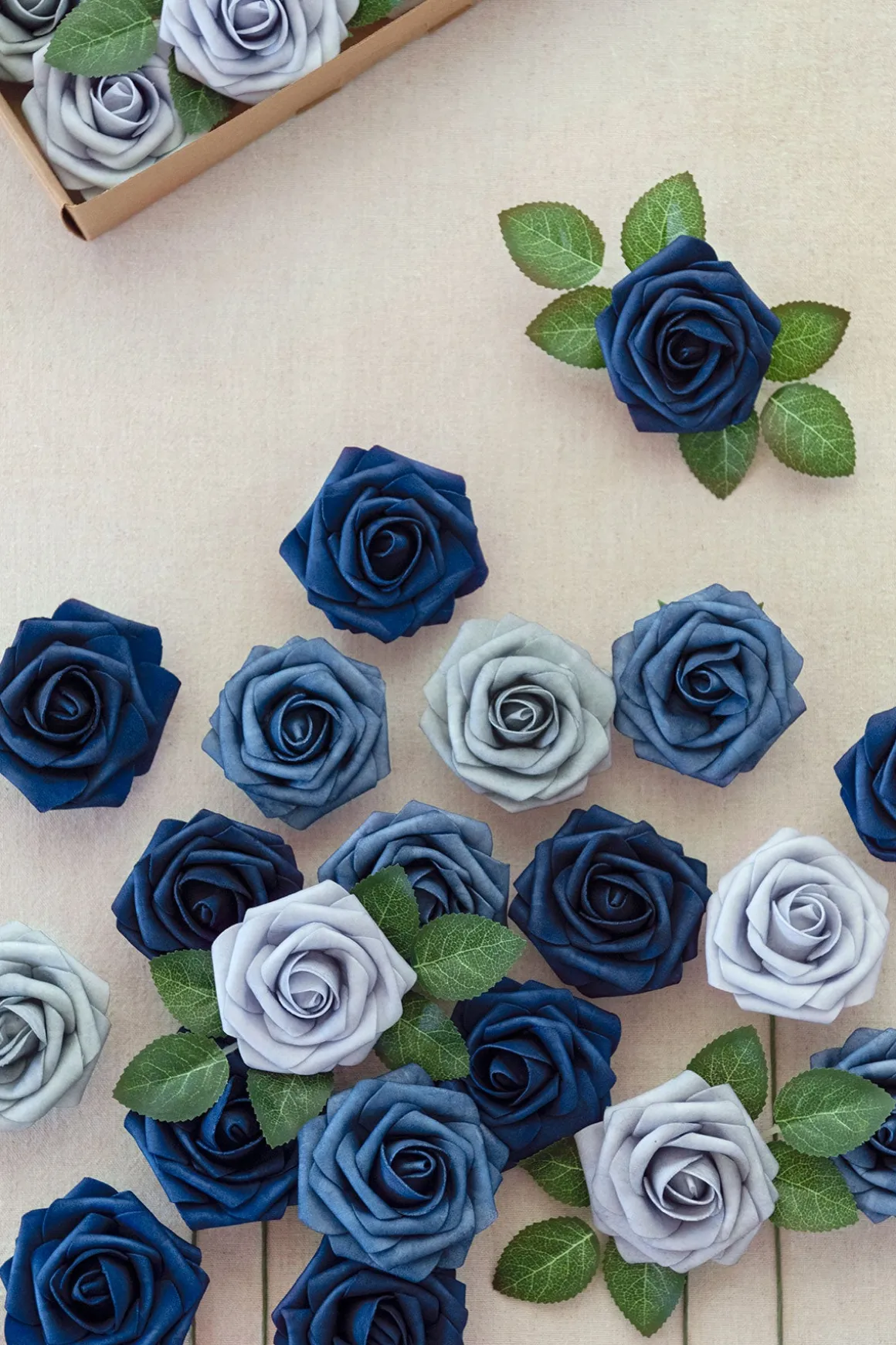 DIY Supporting Flower Boxes in Burgundy & Navy