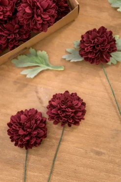 DIY Supporting Flower Boxes in Burgundy & Navy