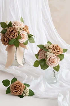 DIY Supporting Flower Boxes in Modern Boho Elegance Wedding