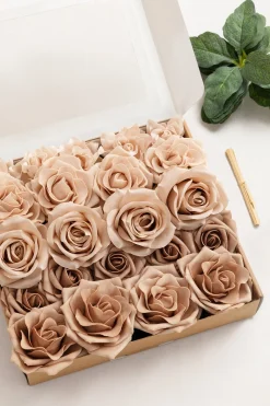 DIY Supporting Flower Boxes in Sand Beige & Nude
