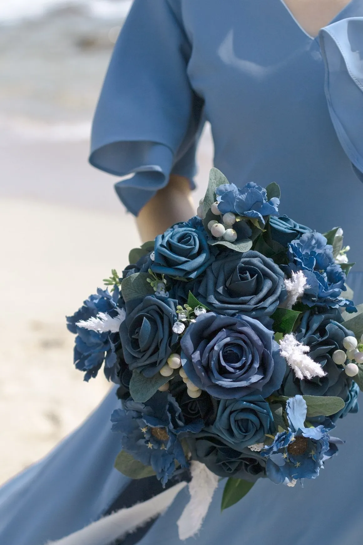 DIY Supporting Flower Boxes in Stately Navy & Gold