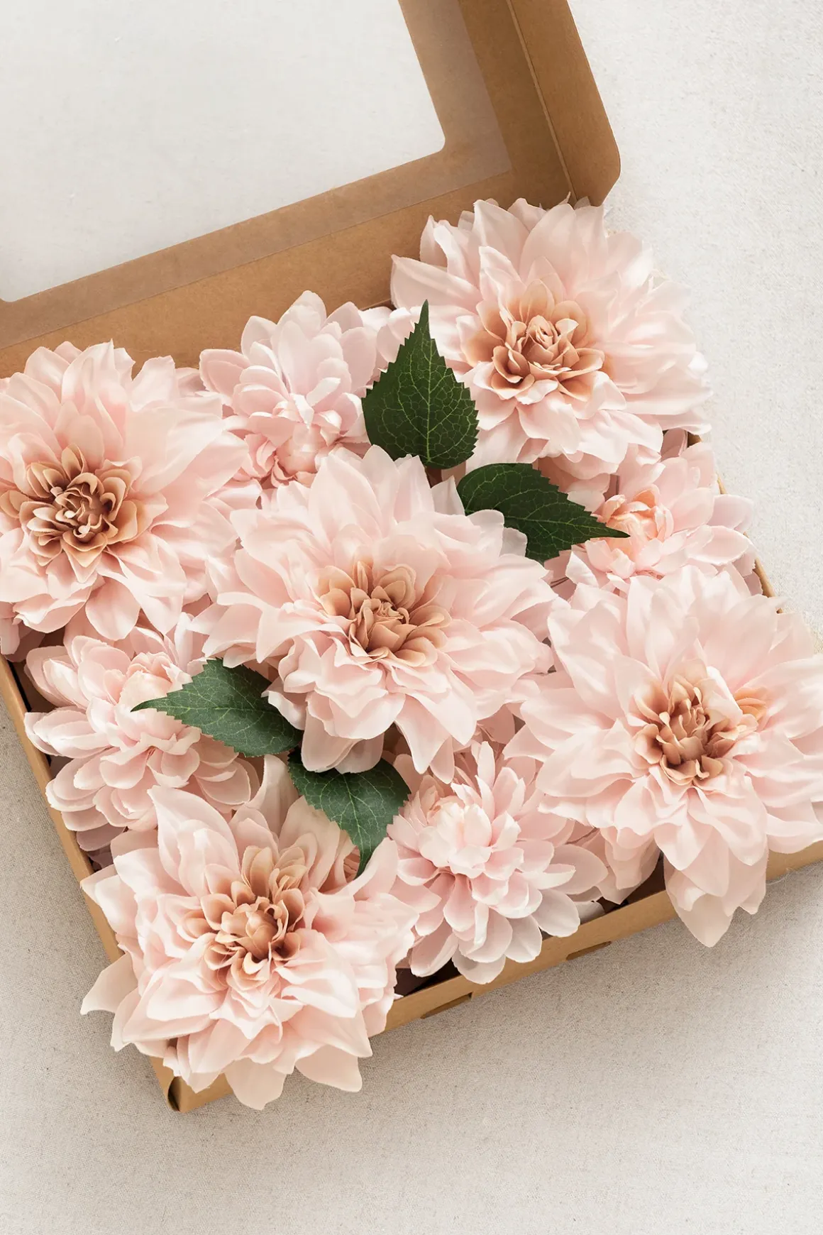 DIY Supporting Flower Boxes in Dusty Rose & Cream
