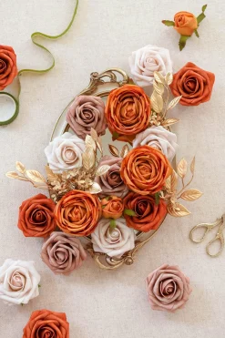 DIY Supporting Flower Boxes in Sunset Terracotta
