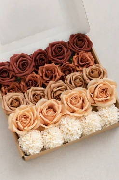DIY Supporting Flower Boxes in Sunset Terracotta
