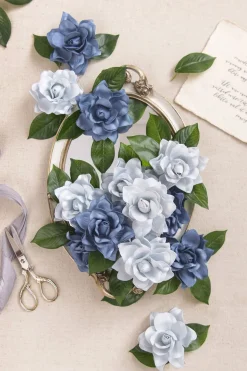 DIY Supporting Flower Boxes in Timeless French Blue & White