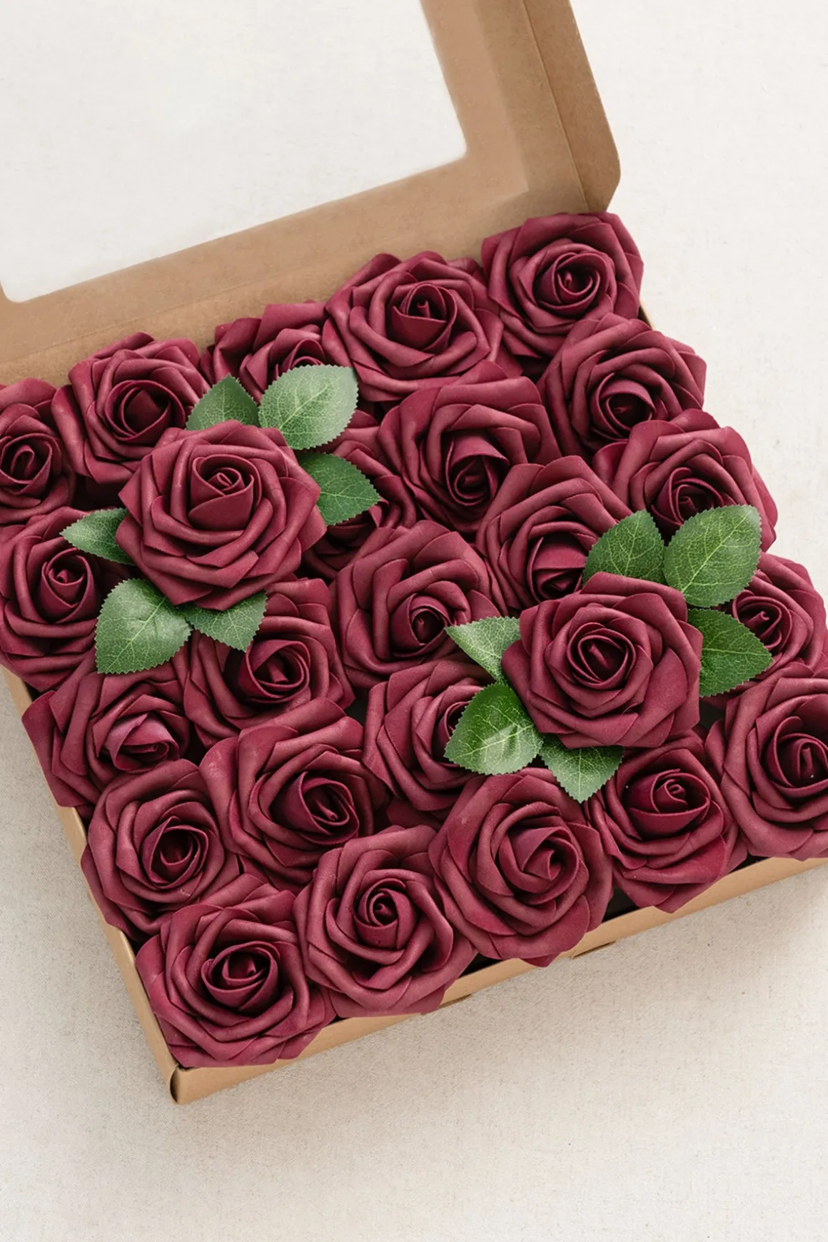 DIY Supporting Flower Boxes in Romantic Marsala