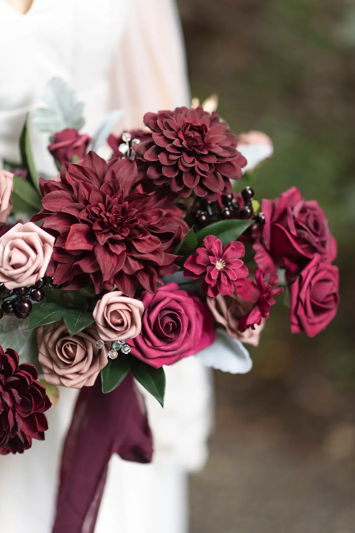 DIY Supporting Flower Boxes in Romantic Marsala