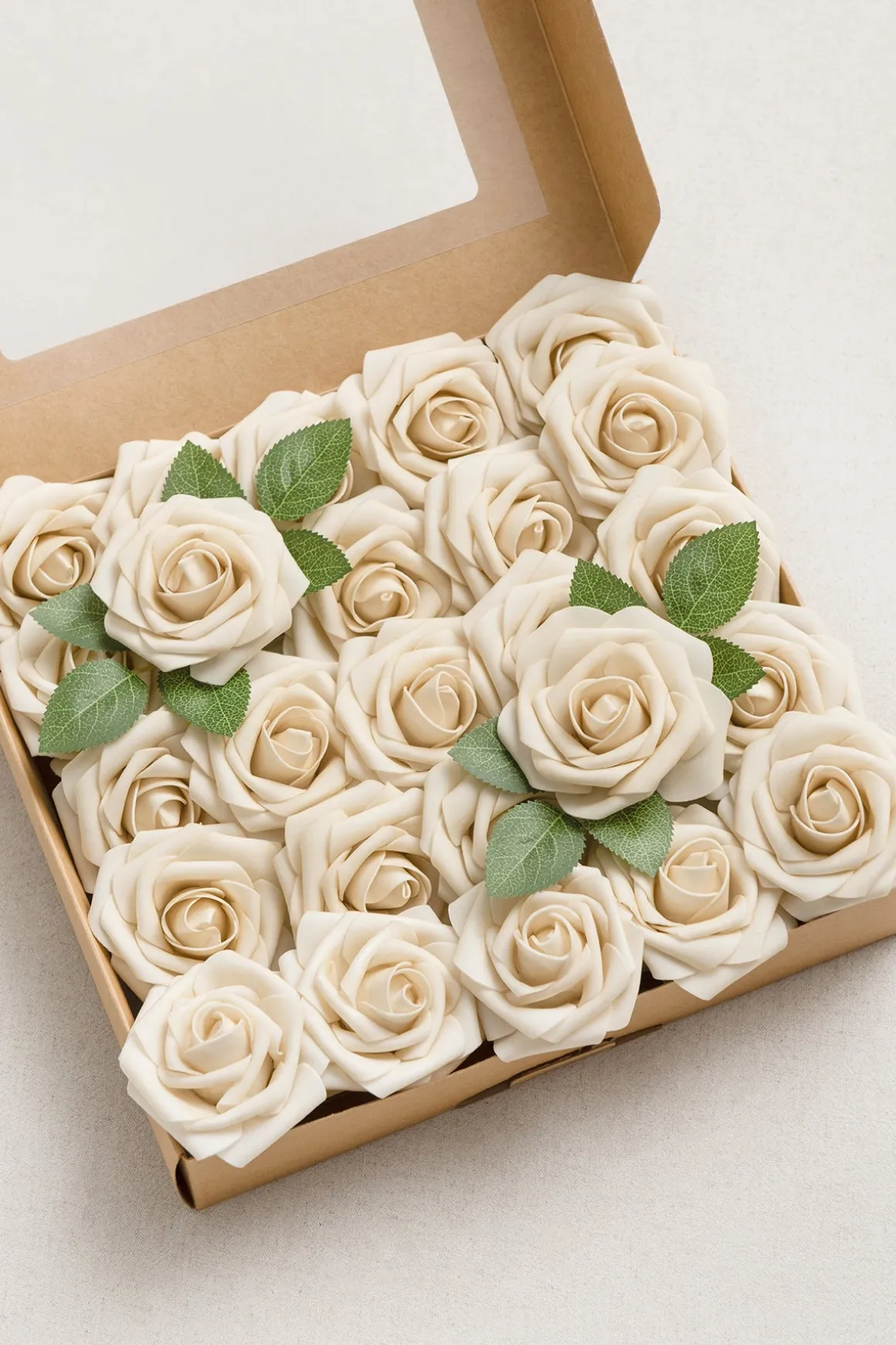 DIY Supporting Flower Boxes in White & Beige