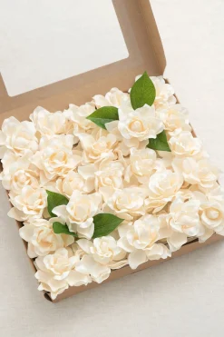 DIY Supporting Flower Boxes in Blush & Cream