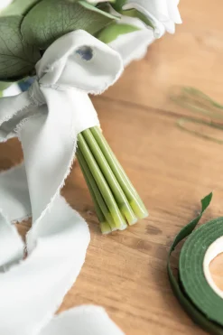 DIY Supporting Flower Boxes in White & Sage