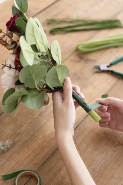 DIY Supporting Flower Boxes in White & Sage